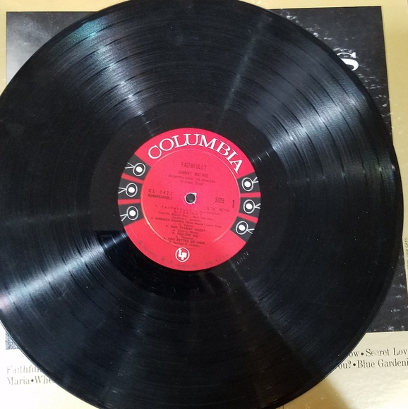 1959 Johnny Mathis "Faithfully" Vinyl Album - Picture 4 of 7